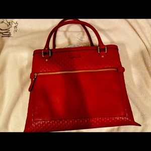 Gucci red tote purse